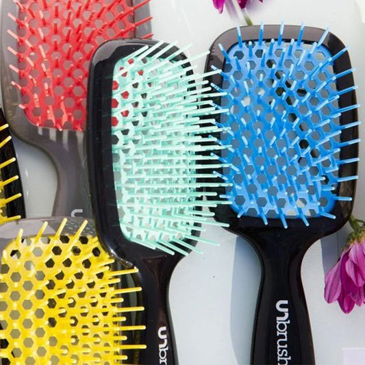 Unbrush Hollowed Out hairbrush Comb designed with ventilation and massage features Unbrush Hair brush undo hair knot